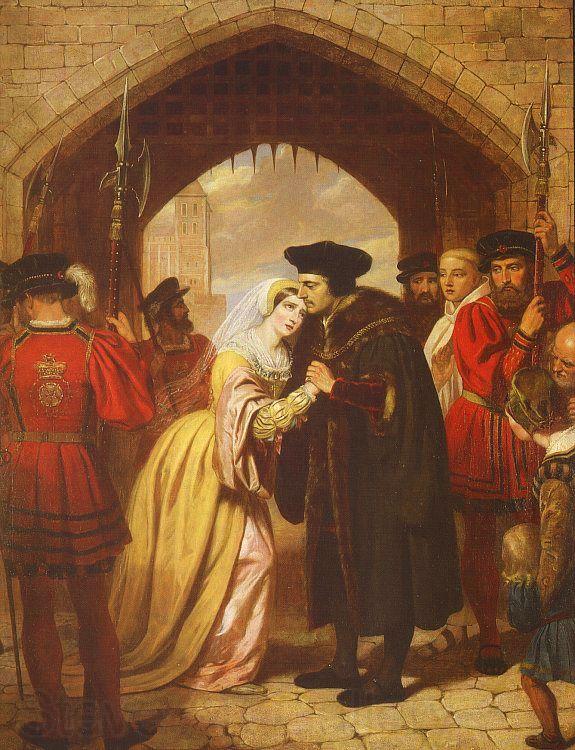 Edward Matthew Ward Sir Thomas More's Farewell to his Daughter Spain oil painting art